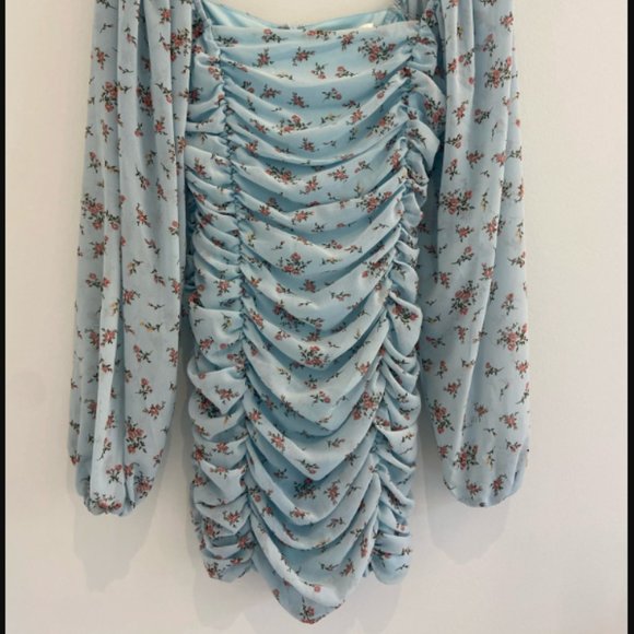 More To Come Jaliyah Ruched Mini Dress - Small - Picture 4 of 6